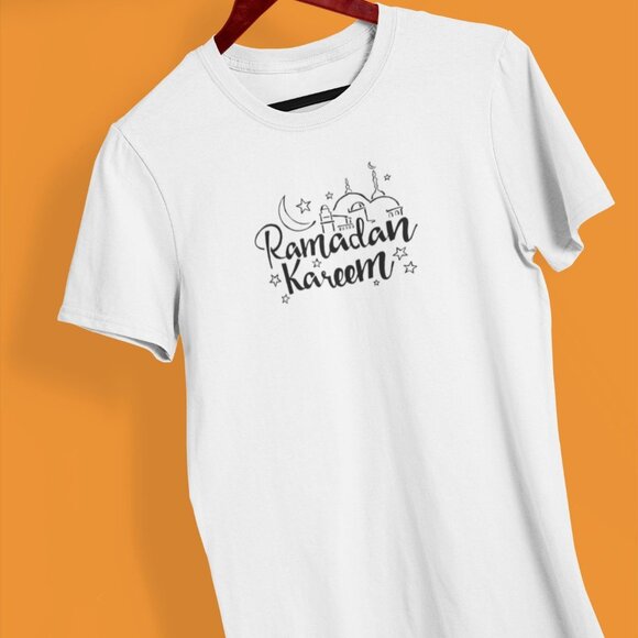 Ramadan Kareem Lettering Islamic shirt |  Ramadan shirt | Holly Fasting Month - Picture 1 of 10